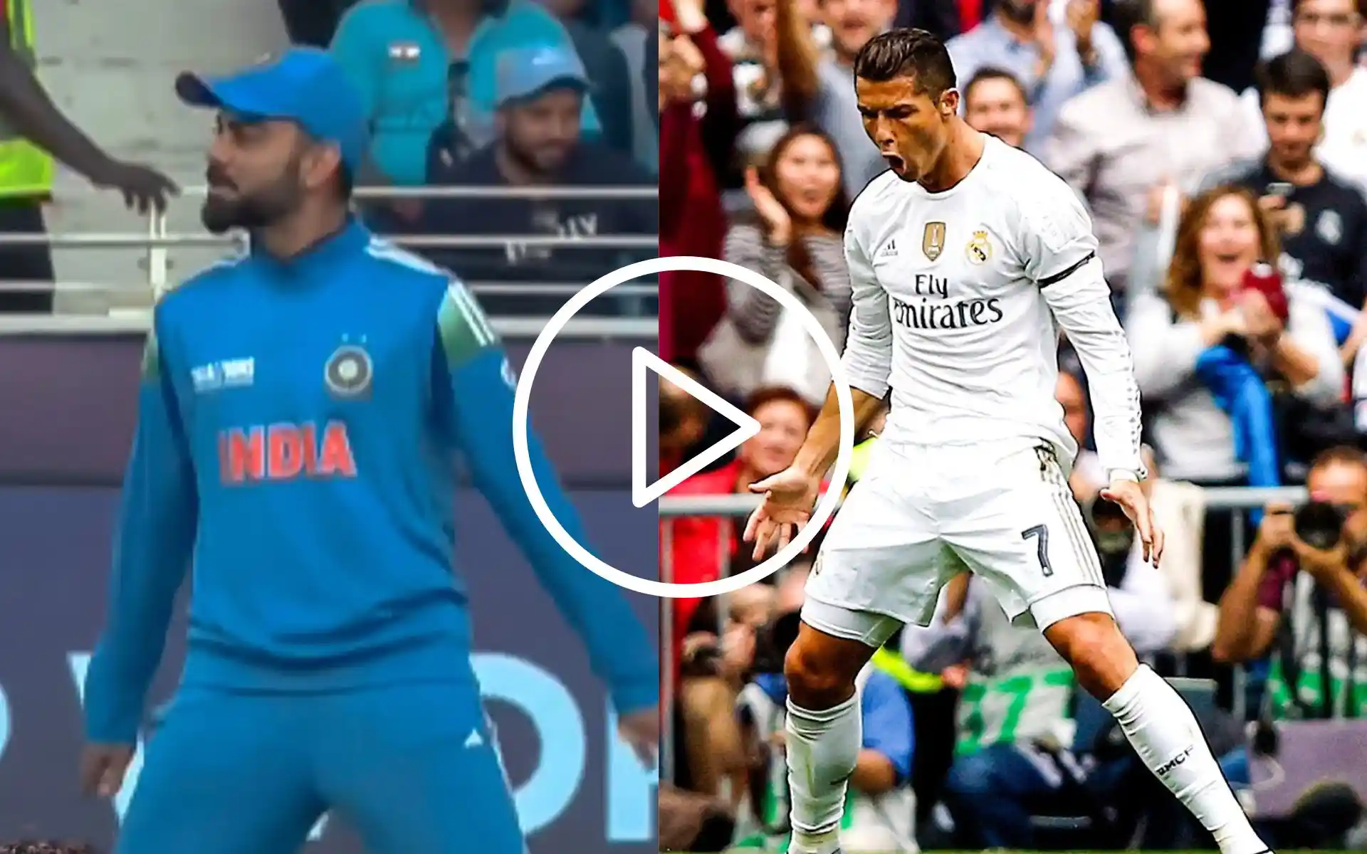 [Watch] Virat Kohli Gives Tribute To 'Idol' Cristiano Ronaldo With Iconic SIUU Celebration